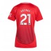 Maillot de foot Manchester United Antony #21 Domicile vêtements Femmes 2024-25 Manches Courtes